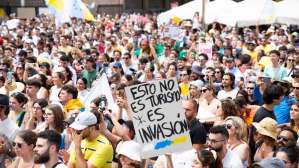 Thousands protest in Spain’s Canary Islands against over tourism | INFBusiness.com