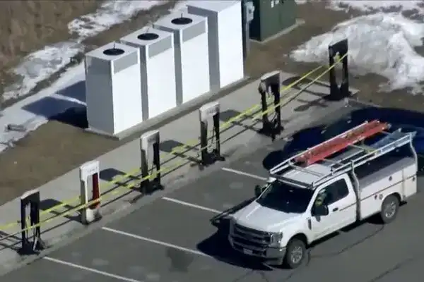 7 Tesla Charging Stations Burn Near Boston | INFBusiness.com