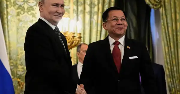 Myanmar military chief arrives in Russia for cooperation talks | INFBusiness.com