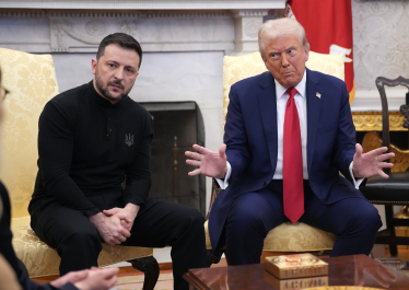 Trump, Zelensky, negotiations, US aid /Getty Images