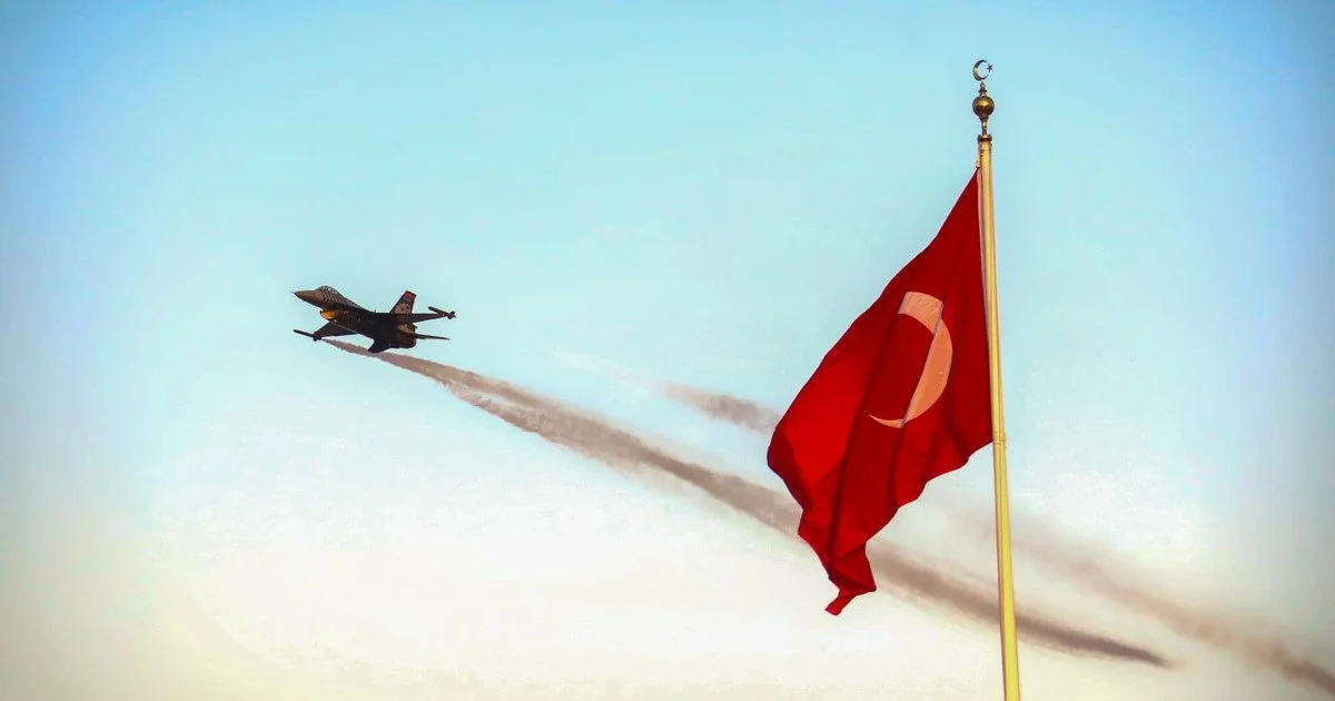 Турецький літак. Фото ілюстративне /Міноборони Туреччини