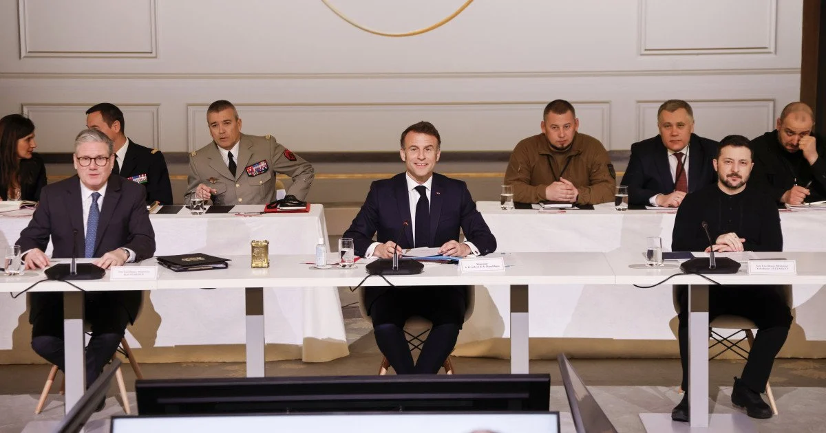 Макрон, Стармер та Зеленський