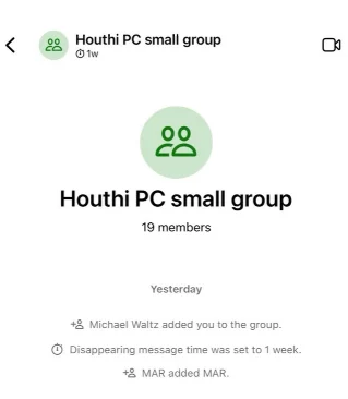 The Atlantic published a conversation about US strikes on the Houthis from a closed Signal chat. / © The Atlantic