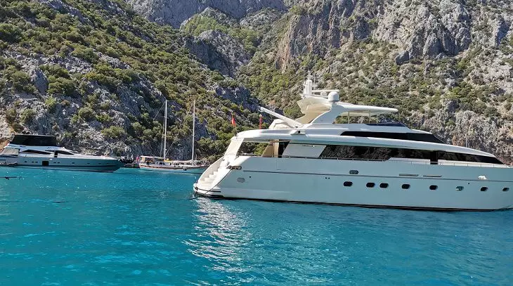 A yacht sank off the coast of Egypt with 45 people on board.