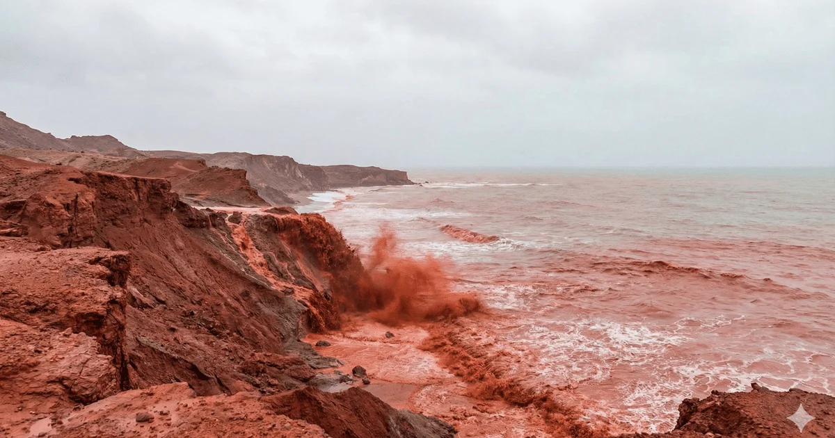 Криваві ріки на іранському острові Ормуз