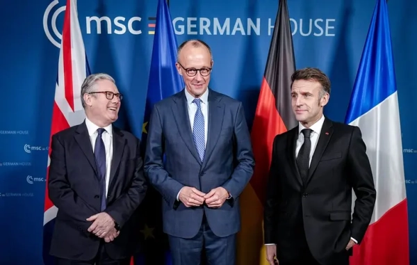 Macron, at Munich, slammed certain nations’ pessimistic talk concerning the Ukraine war.