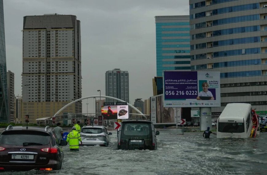 UAE Weather Calamity: Torrential Downpours Unleash Deluge (Image)