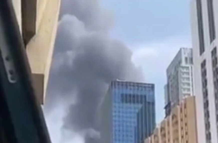 Iranian drone strikes Sharjah mall; possible casualties trapped.