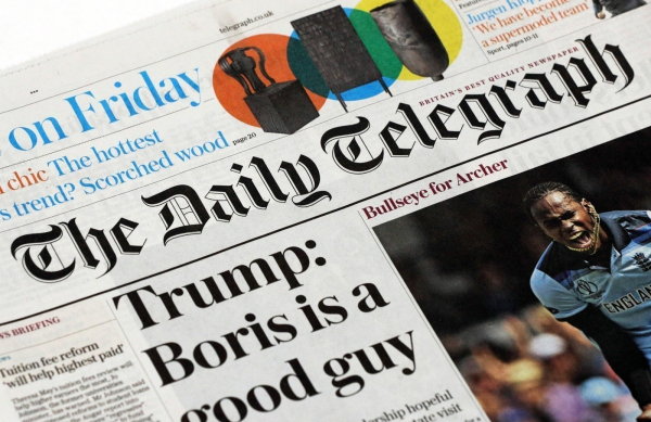 German mogul acquires Telegraph in £575m deal.