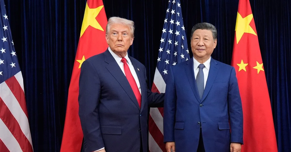 US President Donald Trump and Chinese leader Xi Jinping Президент США Дональд Трамп та лідер Китаю Сі Цзіньпін