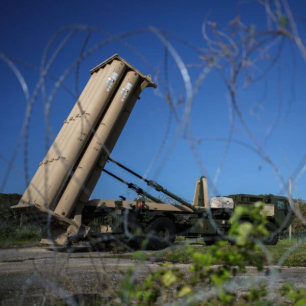 A large Terminal High Altitude Area Defense system.