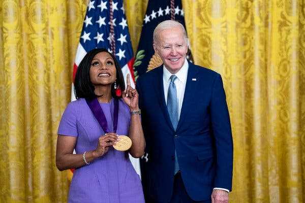 Mindy Kaling, Actress and Comedian, Hosts DNC Day 3 | INFBusiness.com